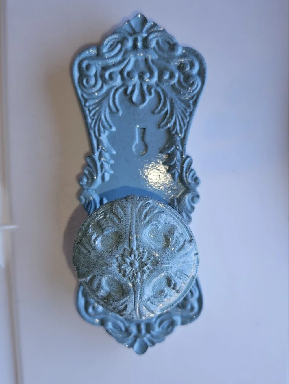 Set Of 2 Blue Decorative Wall Hooks